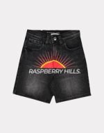 Raspberry Hills Jeans Short Black