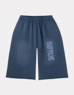 Gold+Vintage Gallery Raspberry Hills Palm Cutoff Shorts